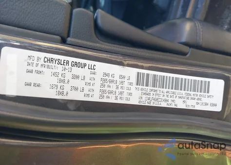 2014 Jeep Grand Cherokee Laredo z USA, uszkodzony, nr VIN 1C4RJFAG0EC314904